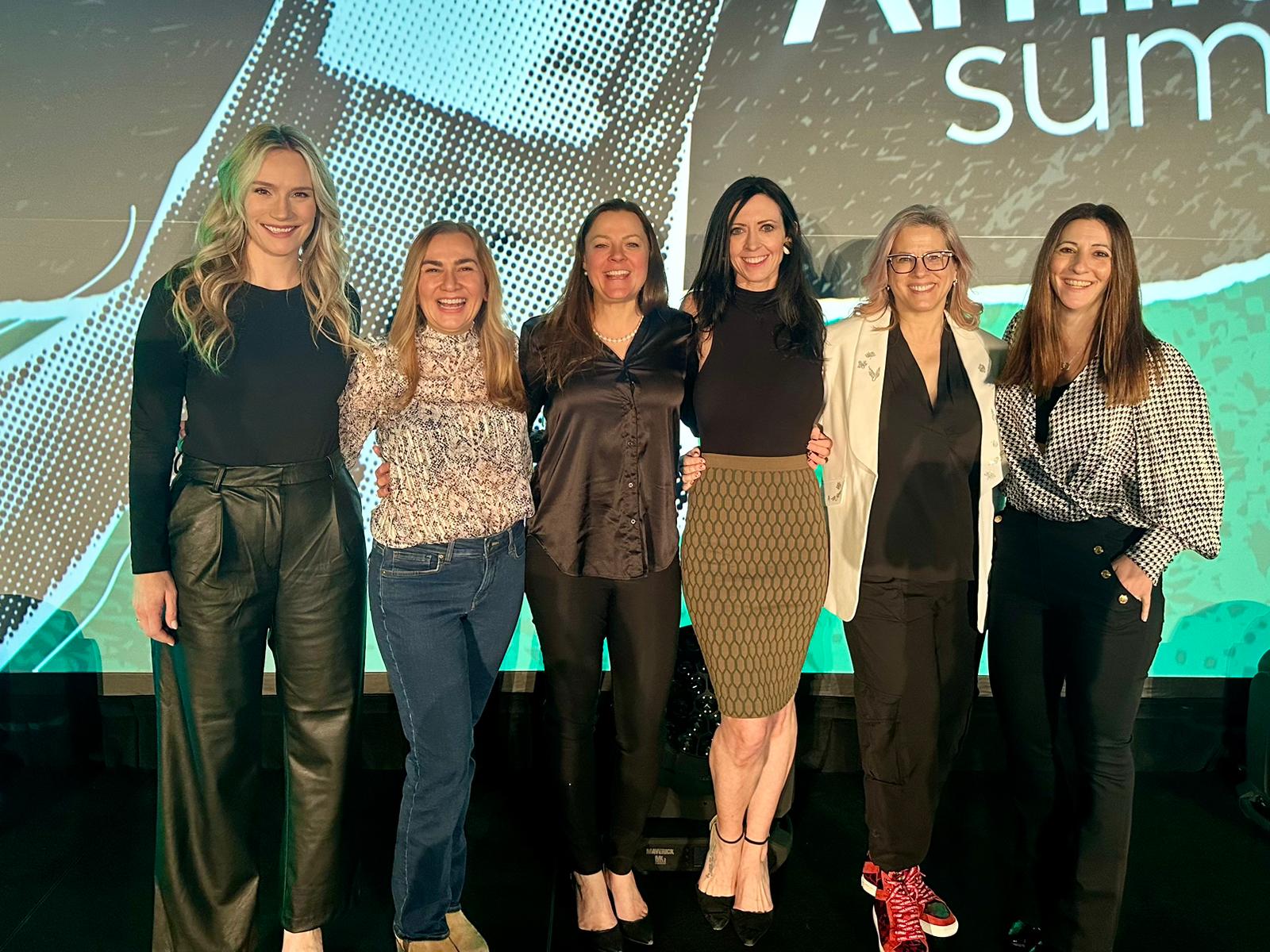 Affiliate Marketing Leaders: Sarah Bundy, Maura Smith, Shatay Trigere, Cristy Garcia, Lisa Chaikin, Debbi Dougherty