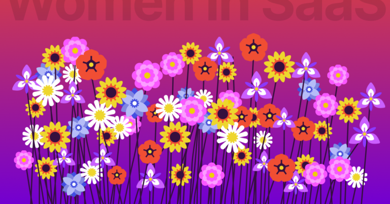 Women in SaaS - Give her Flowers Campaign Celebrating Women in B2B