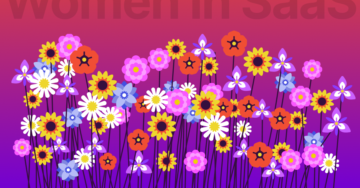Women in SaaS - Give her Flowers Campaign Celebrating Women in B2B